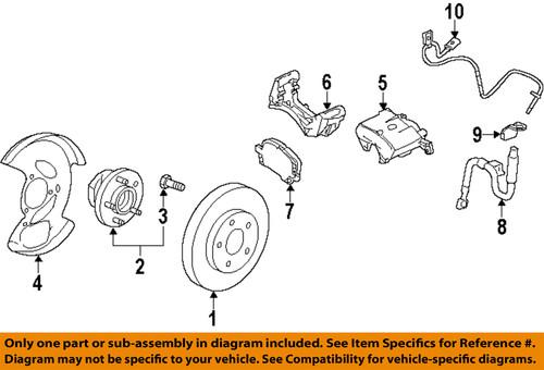 Gm oem 20811371 front abs wheel sensor/abs wheel speed sensor