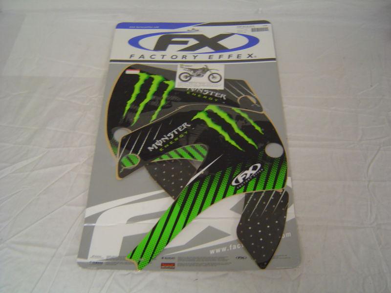 Factory effex full monster shroud graphic kit '01-'12 kawasaki kx85/100 15-12110