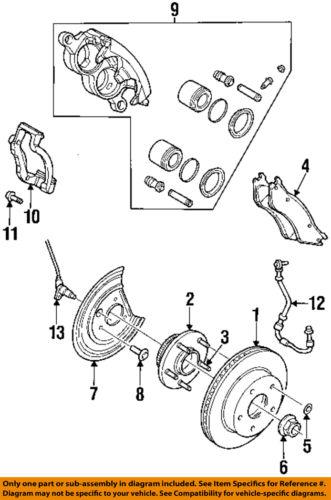 Mopar oem 6506599aa brake-adapter bolt