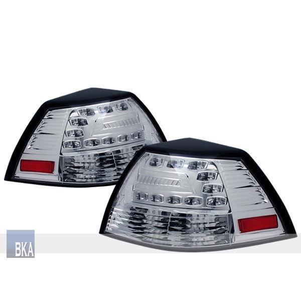 Chrome / clear lens led tail lights lamps for pontiac g8 08-09