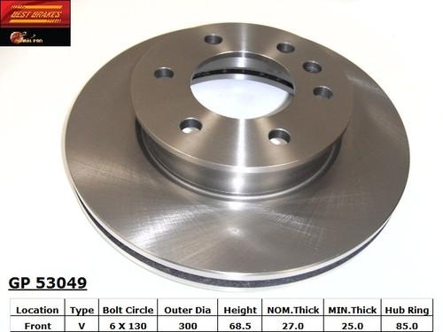 Best brakes usa gp53049 front brake rotor/disc-disc brake rotor