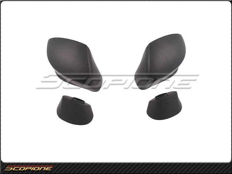 Scopione nissan 09-14 gt-r gtr r35 black matte carbon fiber mirror replacements