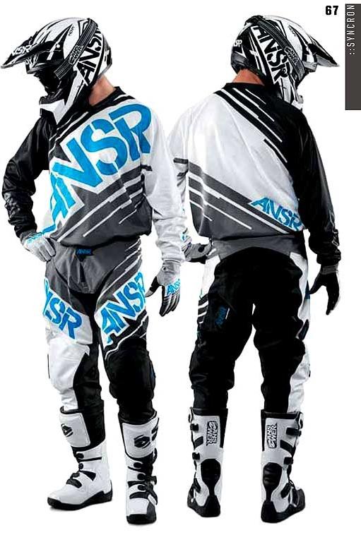 Answer syncron gear set jersey pant gloves blk/wht new 2014 motocross atv 