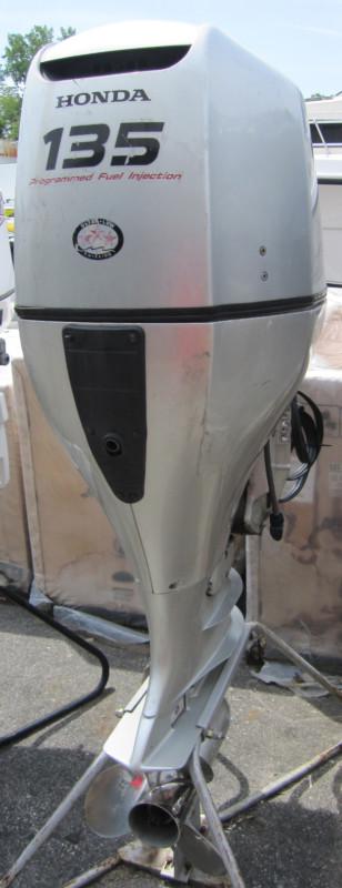 2009 honda 135hp outboard boat motor 4 stroke 25" shaft power tilt trim