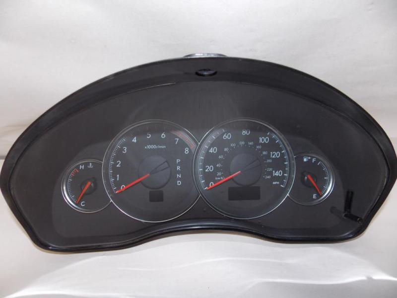 09-09 subaru legacy 2.5l at 4cyl 44k instrument cluster speedometer 2009 #7156