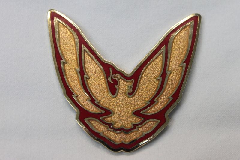 87-92 trans am gta bright red sail panel bird emblem new