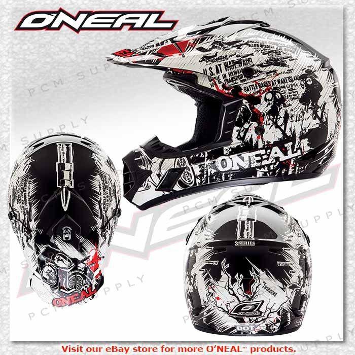 O'neal racing 3 series youth invader motocross mx motorcycle helmet