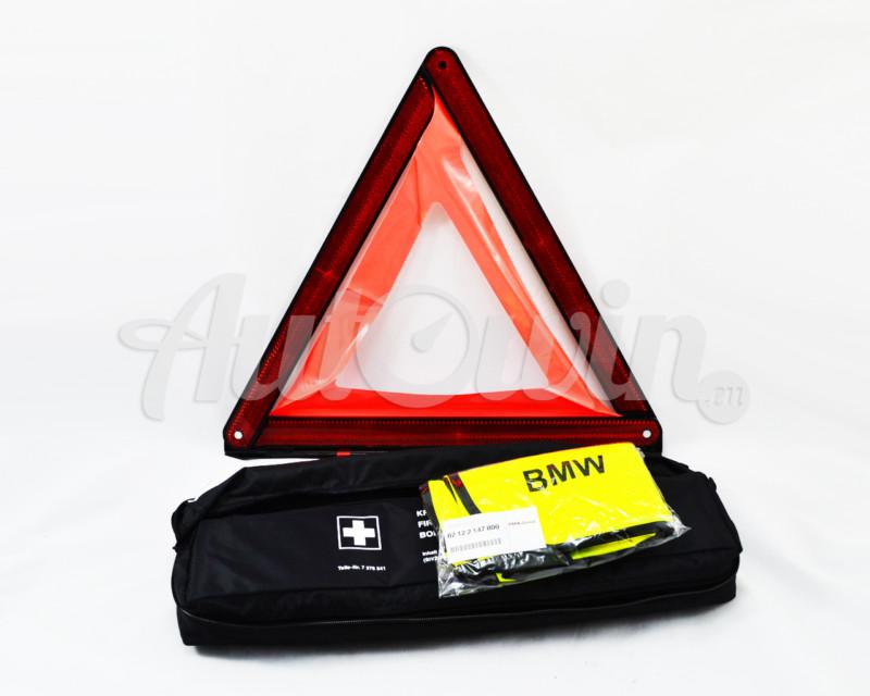  bmw genuine emergency first aid travel kit+storage pouch/bag original oem