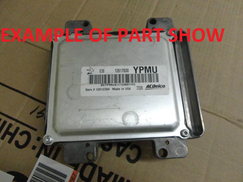 E37 acdelco gm cadillac gmc chevy ecm ecu 12629019 yszw