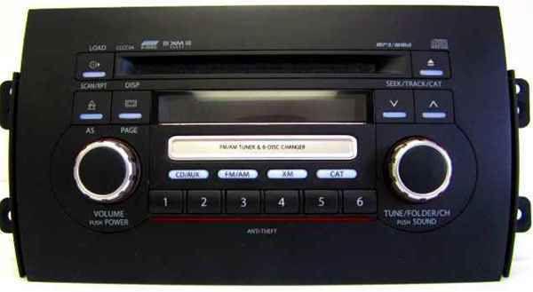 07 08 09 10 11 12 suzuki sx4 radio 6 cd changer xm oem