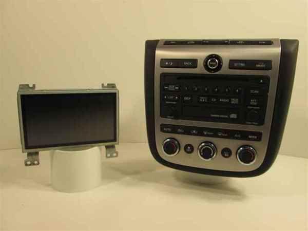 07 nissan murano cd player radio w/ac controls oem lkq