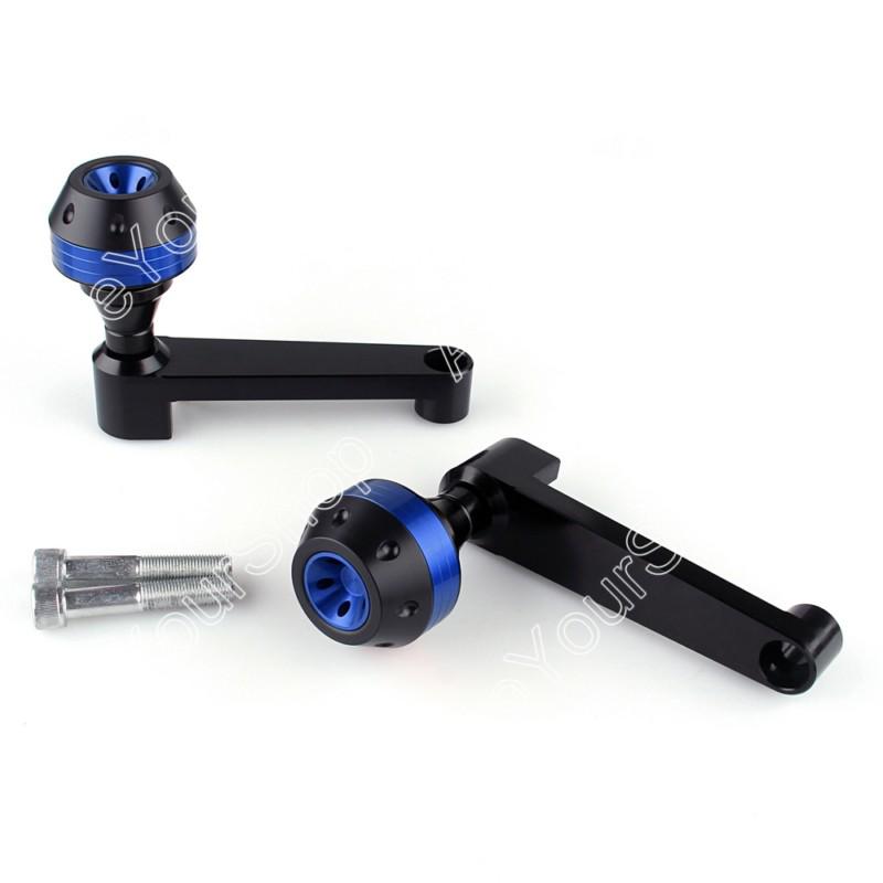 Frame sliders crash pads left right for honda cbr1000rr 2008-2013 blue