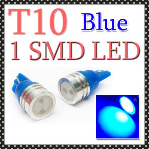 T10 194 high power bulb license plate dome blue led