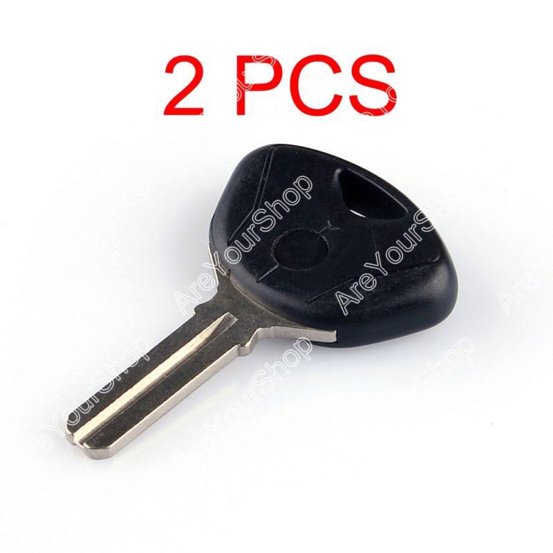 2pcs blade blank key motorcycle for bmw r1200r k1300s r1200gs black