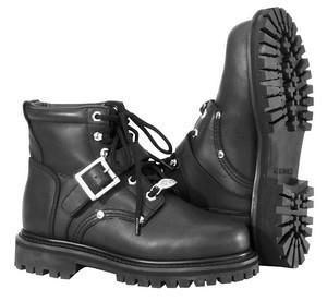 River road womens crossroads buckle boots black us 7.5