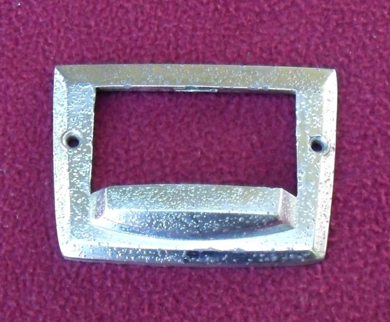 49-50-51-52 dodge plymouth license plate light bezel