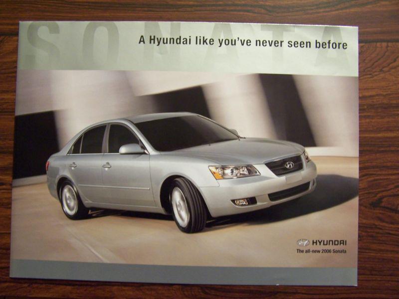 2006 hyundai sonata sales poster