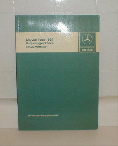 Mercedes benz service manual model year 1982 passenger cars usa version