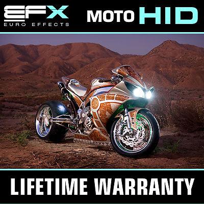 1pc euroeffects slim digital hid conversion xenon headlight kit honda motorcycle