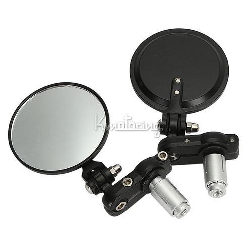 3" round 7/8" bar end mirrors for triumph scrambler avenger blazer 750 900