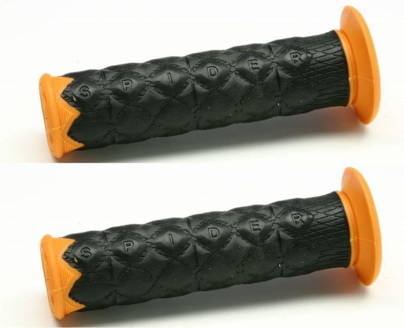 Spider orange motorcycle grips for honda cb 400 750 900 1000 1100 1979-2011