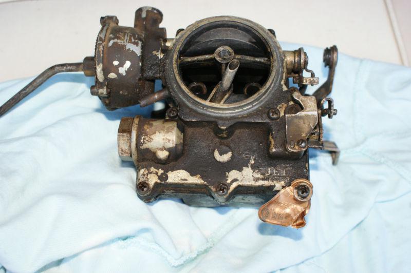 1963 chevrolet  rochester  carburetor tag # 7023018