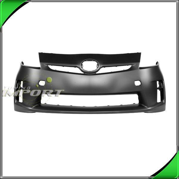 10-12 toyota prius front bumper fascia cover abs primed blk plastic paint-ready