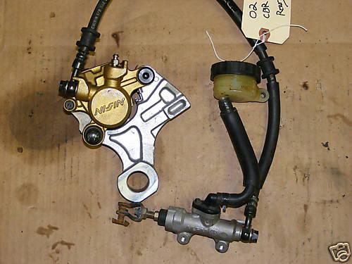 02 honda cbr945rr rear brake assembly cbr 945rr