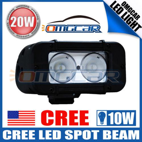 5inch 20w cree led work light bar spot pencil 4wd boat ute driving work lights