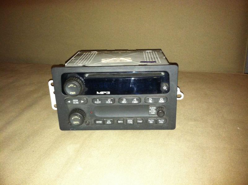  04-09 ++ chevrolet / gmc / isuzu radio cd mp3 player 