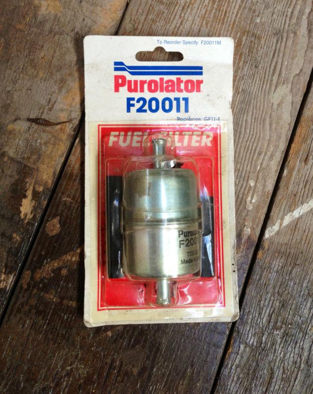 New purolator f20011 fuel filter