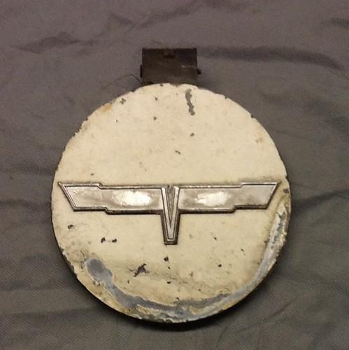 Corvette c3 gas lid fuel door with emblem 14016043