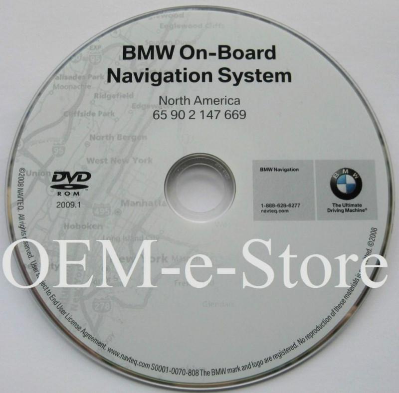 2008 2009 2010 bmw x3 ( e83 ) navigation dvd map u.s canada version 2009.1 high