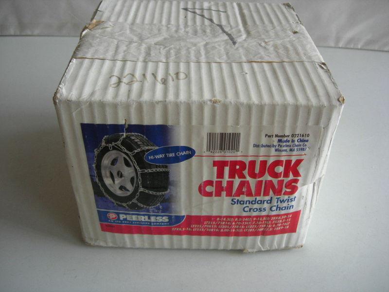 Peerless snow tire chains - no. 0221610