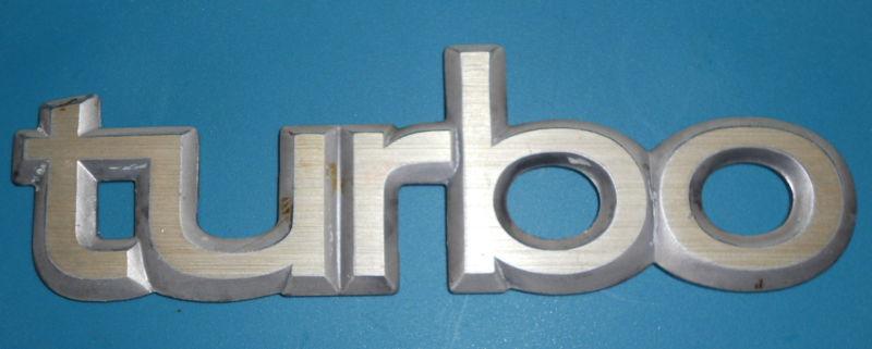 Saab 900 "turbo" emblem oem