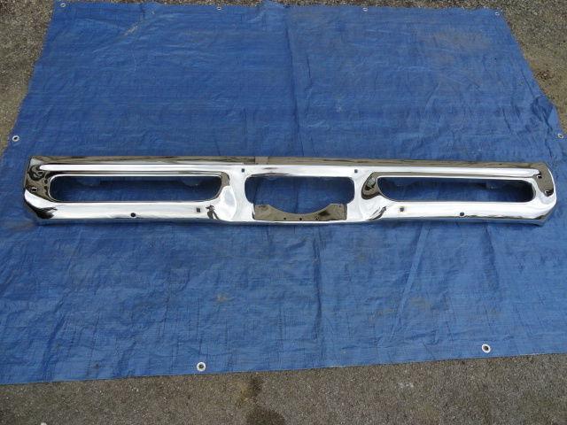 1971 dodge cornet rear bumper. ( plated ) sharp