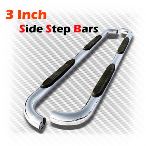 02-08 dodge ram quad cab stainless steel 3" side step nerf bars running board