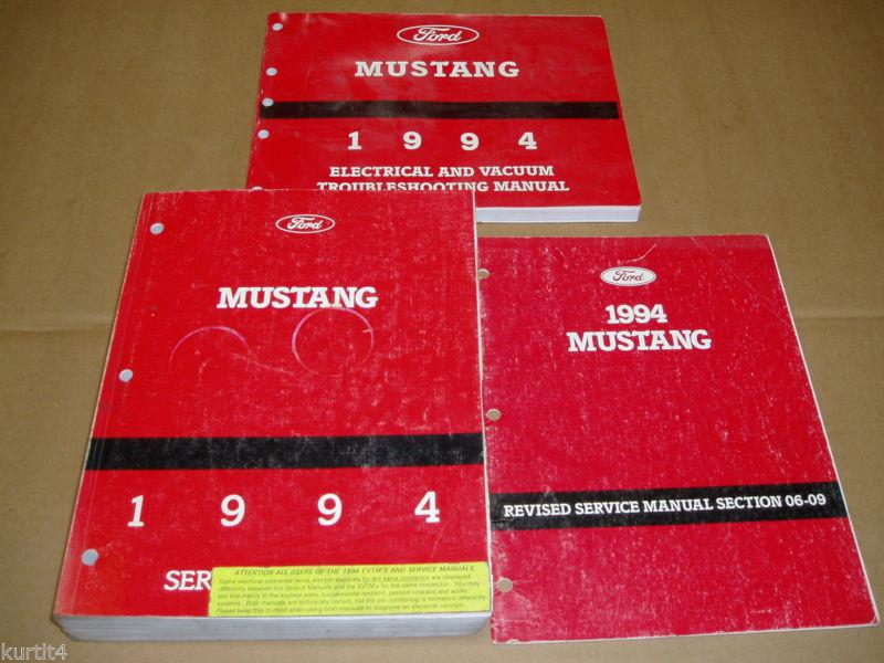 1994 ford mustang service shop electrical dealer repair manual