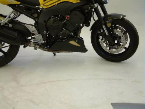 Yamaha fz1 fz 1 2006 2013 bellypan chin spoiler black - made in england