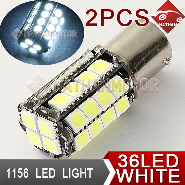 2x 1156 led car auto light bulb reverse tail parking turn signal backup lamp wow