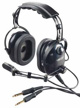 Asa airclassics hs-1a pilot headset -- free shipping!