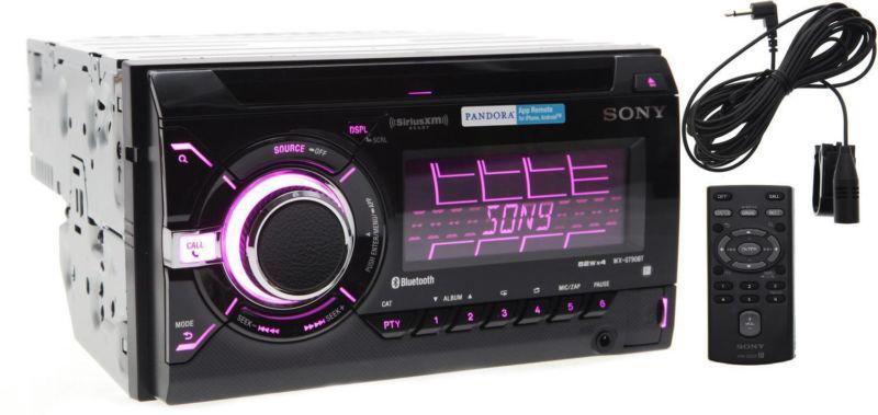 Sony wx-gt90bt cd mp3 double din car stereo bluetooth usb iphone ipod