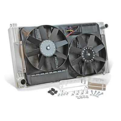 Fal radiator/fan kit universal aluminum 33.625" wide 18.5" high 7.625" thick kit