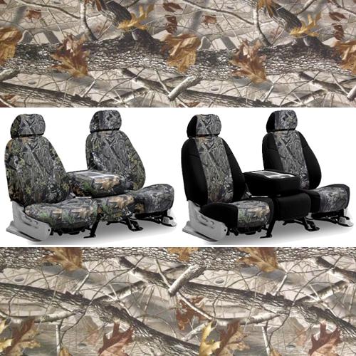 Coverking real tree neoprene camo custom seat covers for nissan maxima  