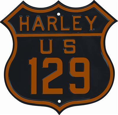 Ande rooney sign unique harley us 129 16.5" height 16.0" width each