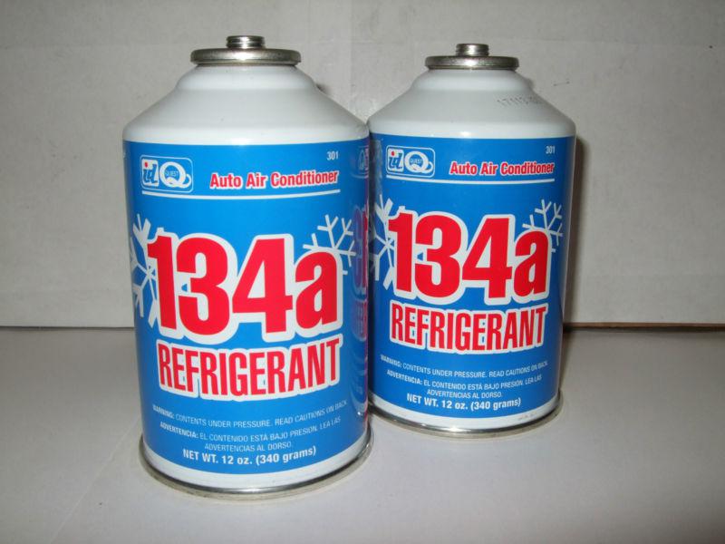 2 cans of 12 oz. r134a replacement ac refrigerant -- new unused cans