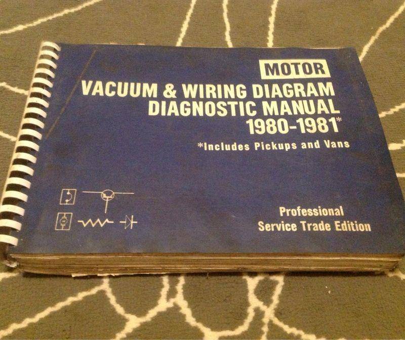 Motor vacuum & wiring diagram diagnostic manual- 1980-81 (pickups and vans)