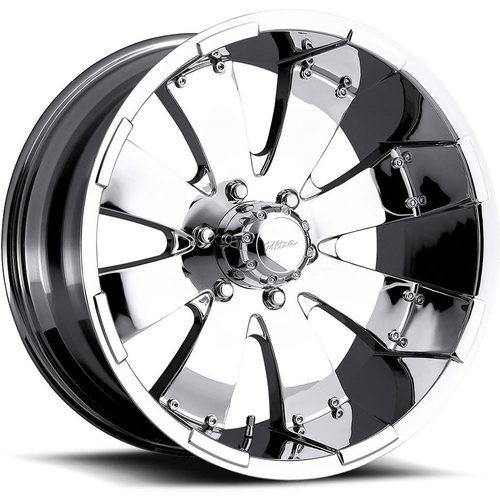 17x8 chrome ultra mako wheels 6x5.5 +10 gmc k-1500 c-2500 pickup 6lug