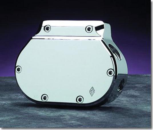 Joker machine transmission side cover smooth chr h-d flht/st flt fxd/wg/st 87-06