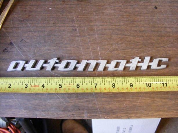 Vw automatic volkswagen badge trim emblem ?